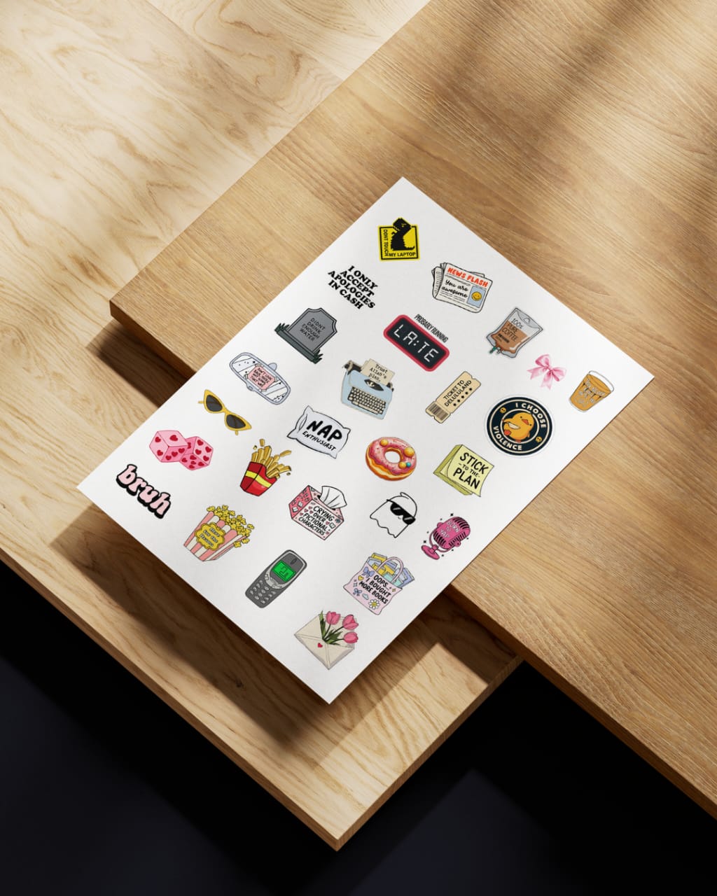 The Chaotic Stickers (3 Sticker Sheets)